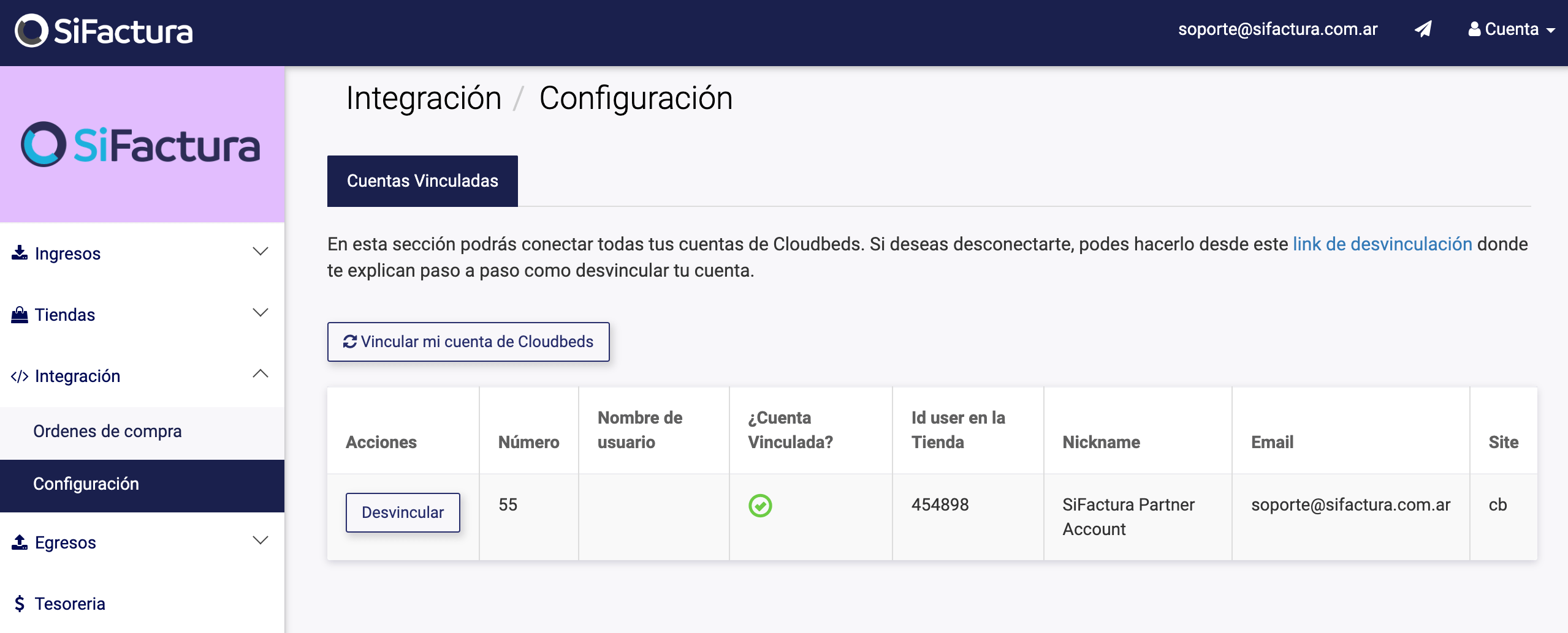 pantalla de autorizacion de conección error